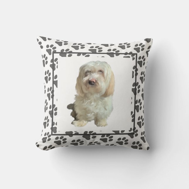Cojín Decorativo Perro de Pillow Havanese (Anverso)