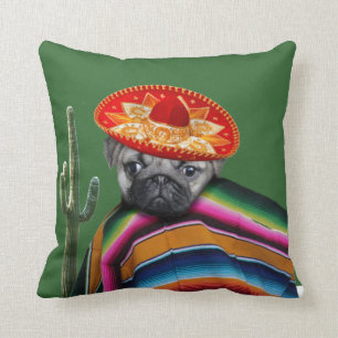 Cojín Decorativo Perro de puerco mexicano