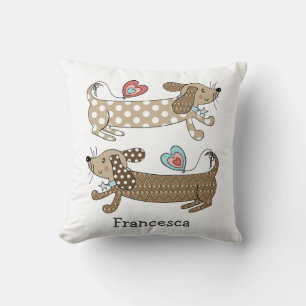 Cojín Decorativo Perro de salchicha Dachshund Cushion de lanzamient