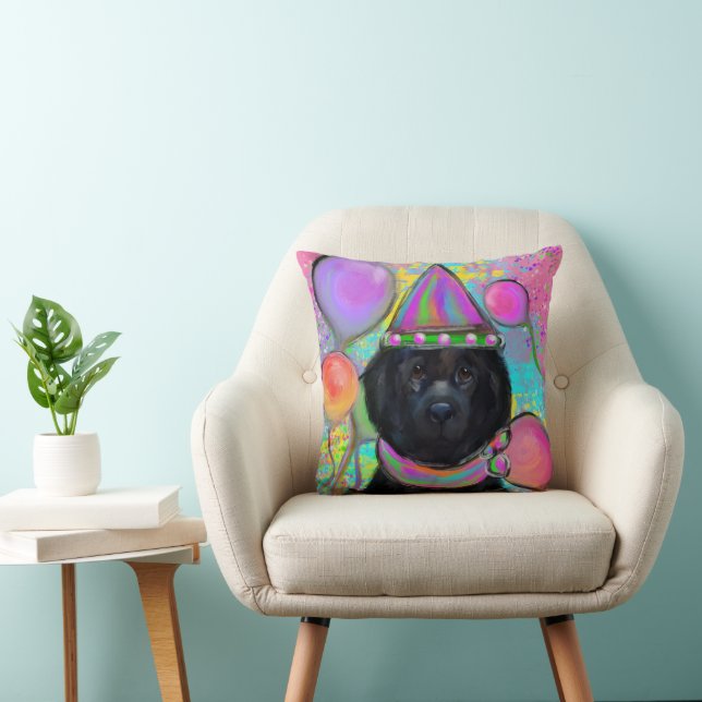 Cojín Decorativo Perro de Terranova (Silla)