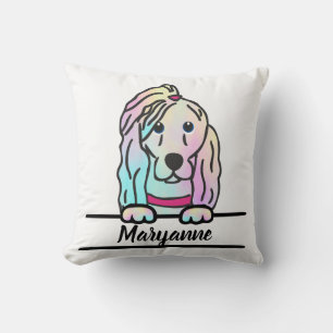 Cojín Decorativo Perro de tinción de tie