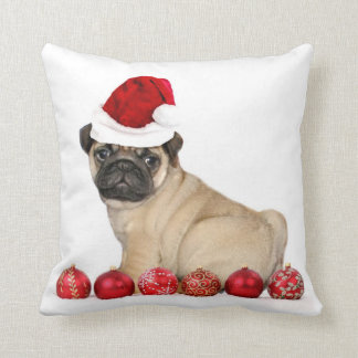 Cojín Decorativo Perro del barro amasado del navidad