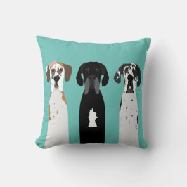 Cojín Decorativo Perro del Gran Dane Fawn