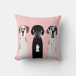 Cojín Decorativo Perro del Gran Dane Fawn