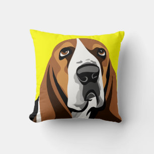 Cojín Decorativo Perro del Hound Basset