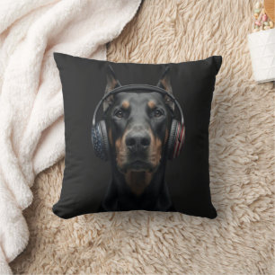 Cojín Decorativo Perro Doberman