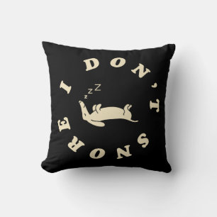Cojín Decorativo Perro Dormido Divertido