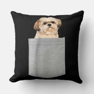 Cojín Decorativo Perro en tu bolsillo Shih Tzu Lover