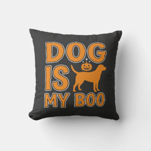 Cojín Decorativo Perro Es Mi Boo Halloween Perro