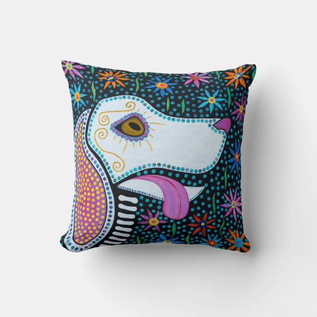 Cojín Decorativo Perro espiritual (Anverso)