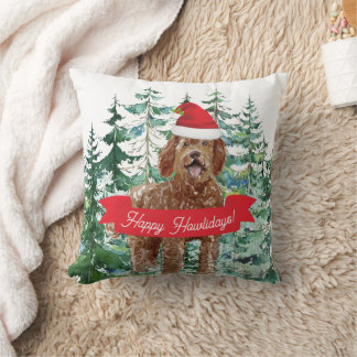 Cojín Decorativo Perro feliz de Labradoodle