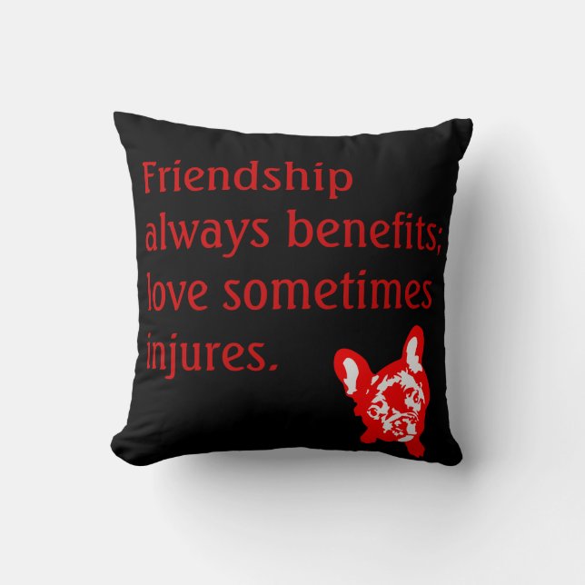 Cojín Decorativo Perro francés Pillow sabio (Anverso)