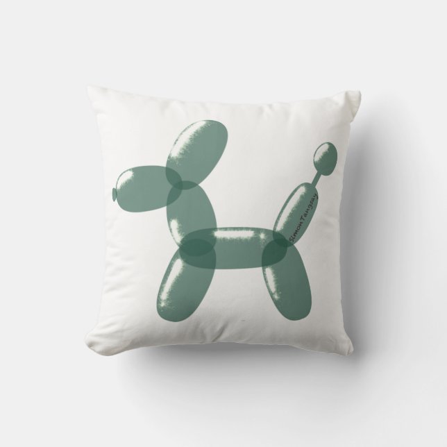 Cojín Decorativo Perro globo (Anverso)