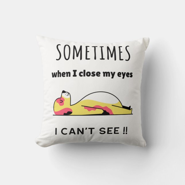 Cojín Decorativo Perro gracioso (Anverso)