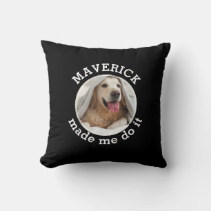 Cojín Decorativo Perro gracioso me hizo hacer fotos de TI