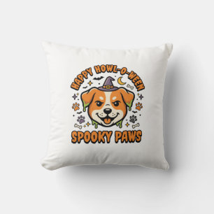 Cojín Decorativo Perro Halloween Patas Espeluznantes