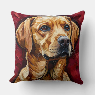 Cojín Decorativo perro labrador de Navidad