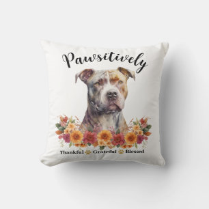 Cojín Decorativo Perro lindo agradecido bendito adorable