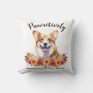 Cojín Decorativo Perro lindo agradecido bendito adorable