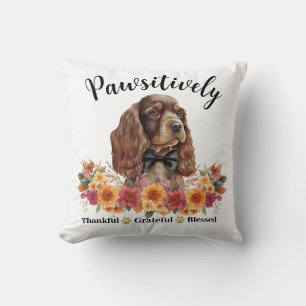 Cojín Decorativo Perro lindo agradecido bendito adorable