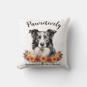 Cojín Decorativo Perro lindo bendito agradecido positivamente