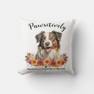Cojín Decorativo Perro lindo bendito agradecido positivamente