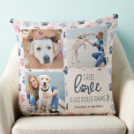 Cojín Decorativo Perro Lover Personalizado 3 Papel Pastel de foto<br><div class="desc">¡El Verdadero Amor Tiene Cuatro Palas! Celebra a tu mejor amigo con una almohada de collage de fotos de perro y un personalizado único. Sorprenda a su amante favorito del perro, ya sea un cumpleaños, el día de la madre, día de San Valentín o Navidades con esta almohada adorable de...</div>