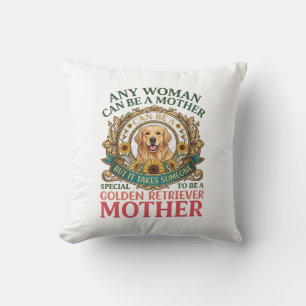 Cojín Decorativo Perro Madre Retriever Dorado Girasoles Abejas_1