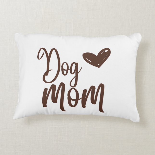 Cojín Decorativo Perro marrón acento almiar (Reverso)