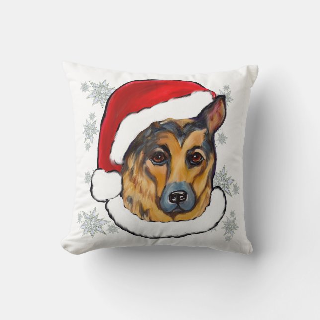 COJÍN DECORATIVO PERRO PASTOR ALEMÁN (Anverso)