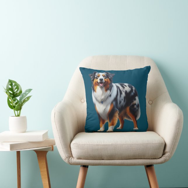 Cojín Decorativo Perro pastor australiano (Silla)