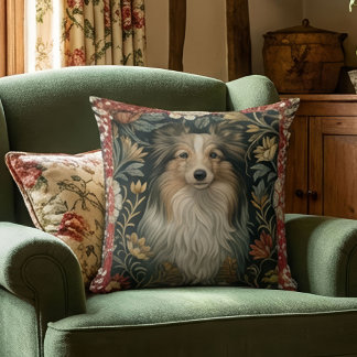 Cojín Decorativo Perro pastor de Shetland Sheltie Vintage William M