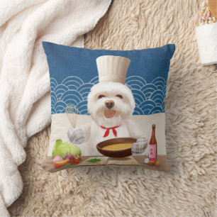 Cojín Decorativo Perro pequeño chef