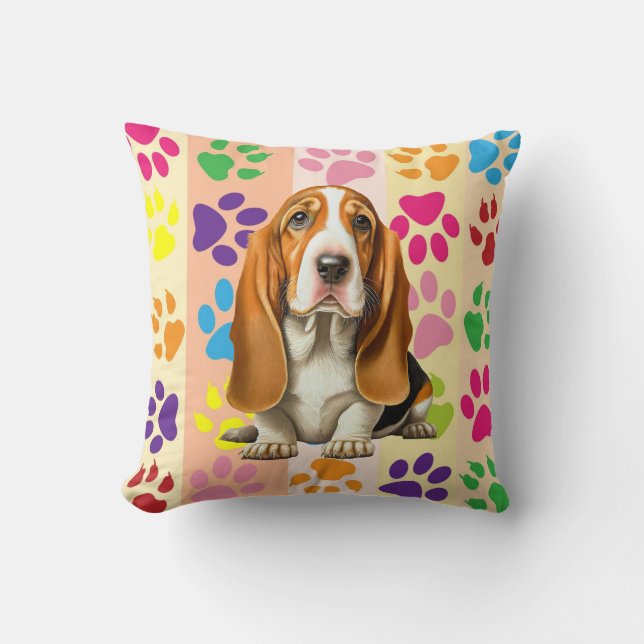 Cojín Decorativo Perro, perro base (Anverso)