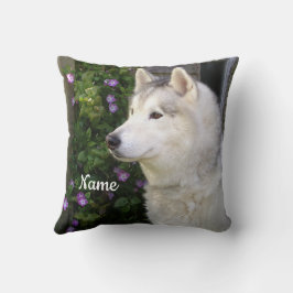 Cojín Decorativo Perro picante Husky Siberiano
