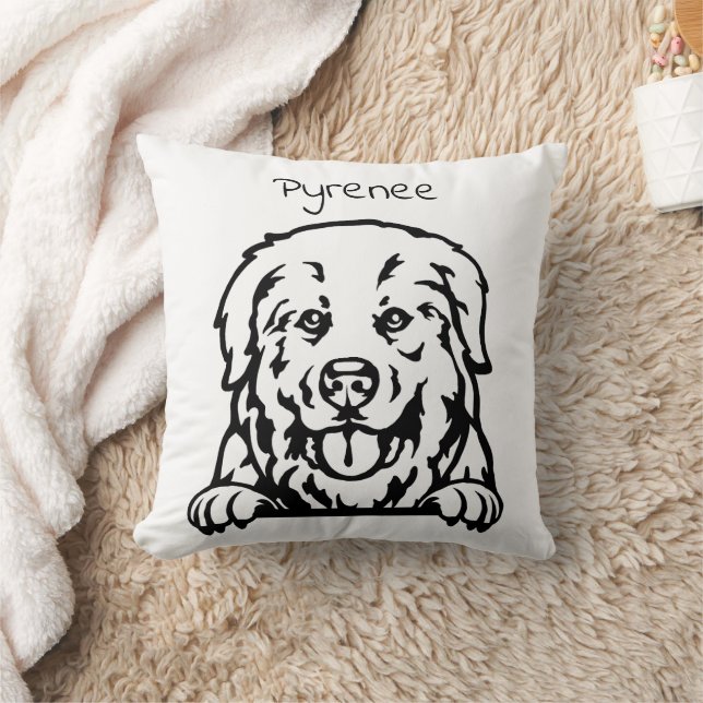 Cojín Decorativo Perro pirenaico grande (Manta)