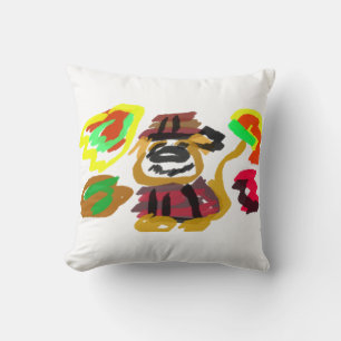 Cojín Decorativo Perro retriever dorado Otoño
