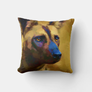 Cojín Decorativo Perro salvaje africano