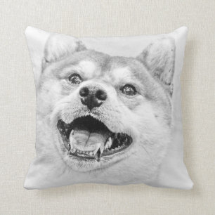 Cojín Decorativo Perro sonriente de Shiba Inu