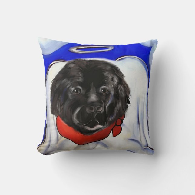 Cojín Decorativo Perro Terranova (Anverso)
