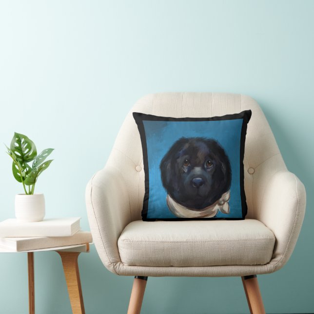 Cojín Decorativo Perro Terranova                (Silla)