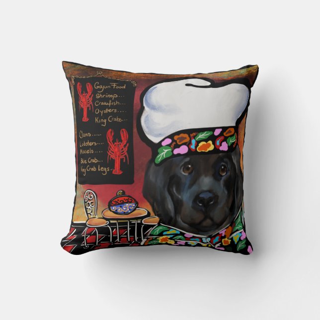 Cojín Decorativo Perro Terranova (Anverso)