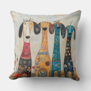 Cojín Decorativo Perros altos y fantásticos de caza