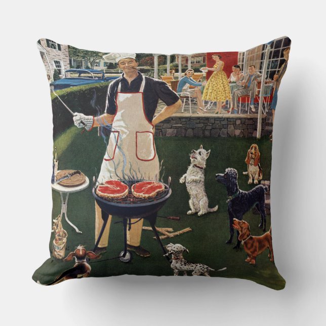 Cojín Decorativo Perros calientes (Anverso)