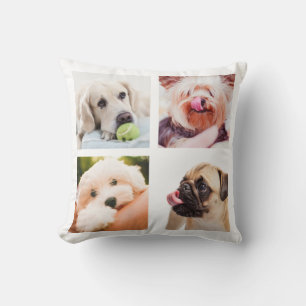 Cojín Decorativo Perros cortos o tus FOTOS personalizado lanzar alm