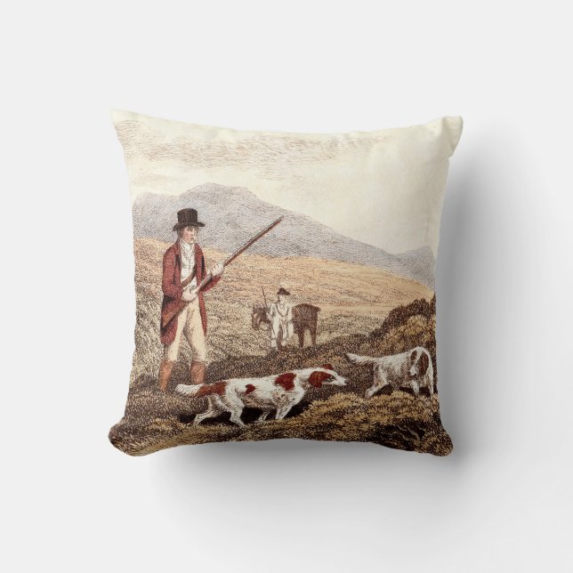 Cojín Decorativo Perros de caza de campo ingleses (Anverso)