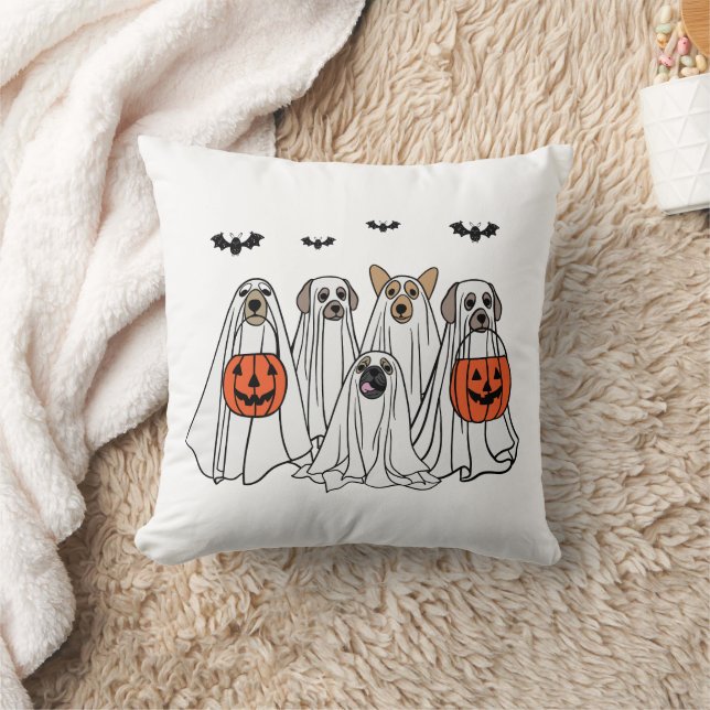Cojín Decorativo Perros divertidos de Halloween con fantasía - С lo (Manta)