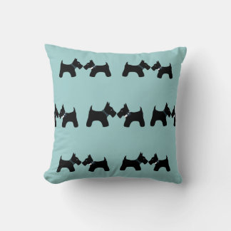 Cojín Decorativo Perros escoceses reversibles