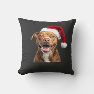 Cojín Decorativo Perros felices en Navidad Perros divertidos Camise