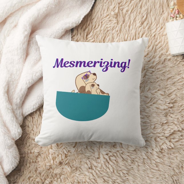 Cojín Decorativo Perros mesmerizados (Manta)